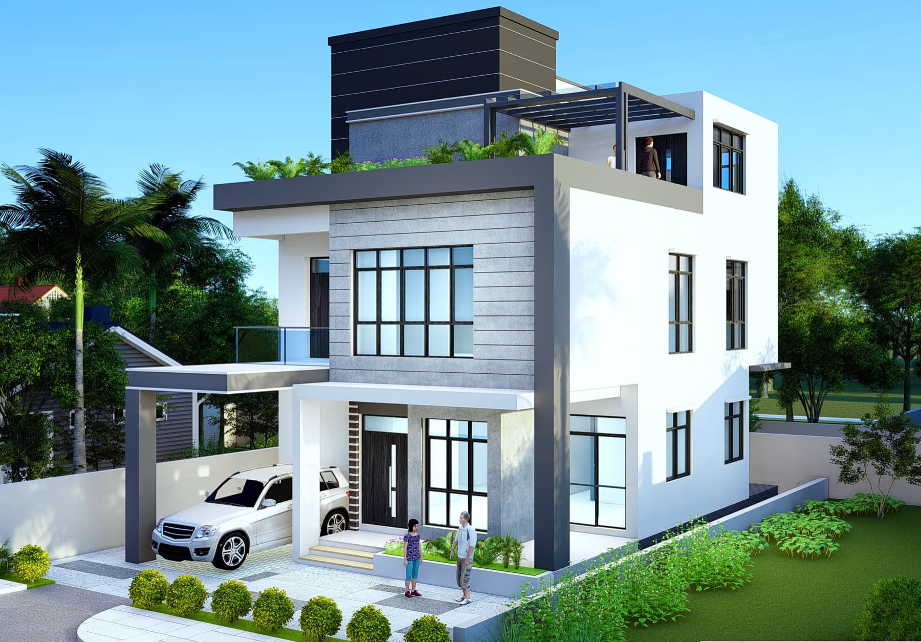 AAP Residence, Design view