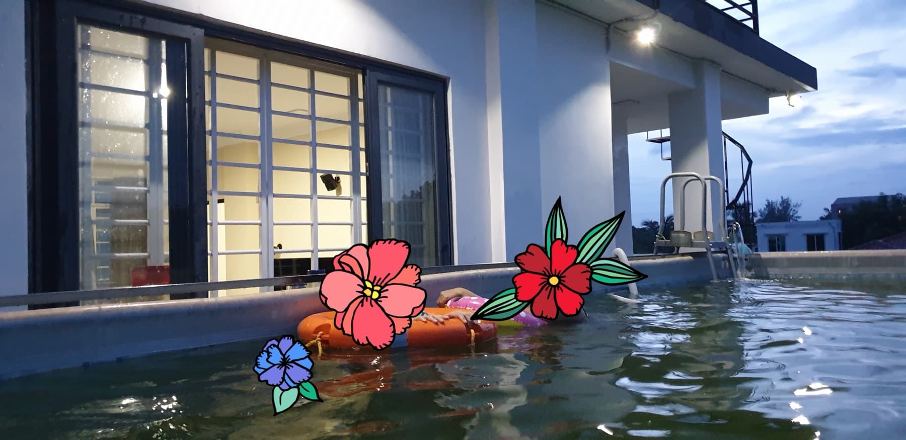 AMT Residence, Roof-level swimming pool