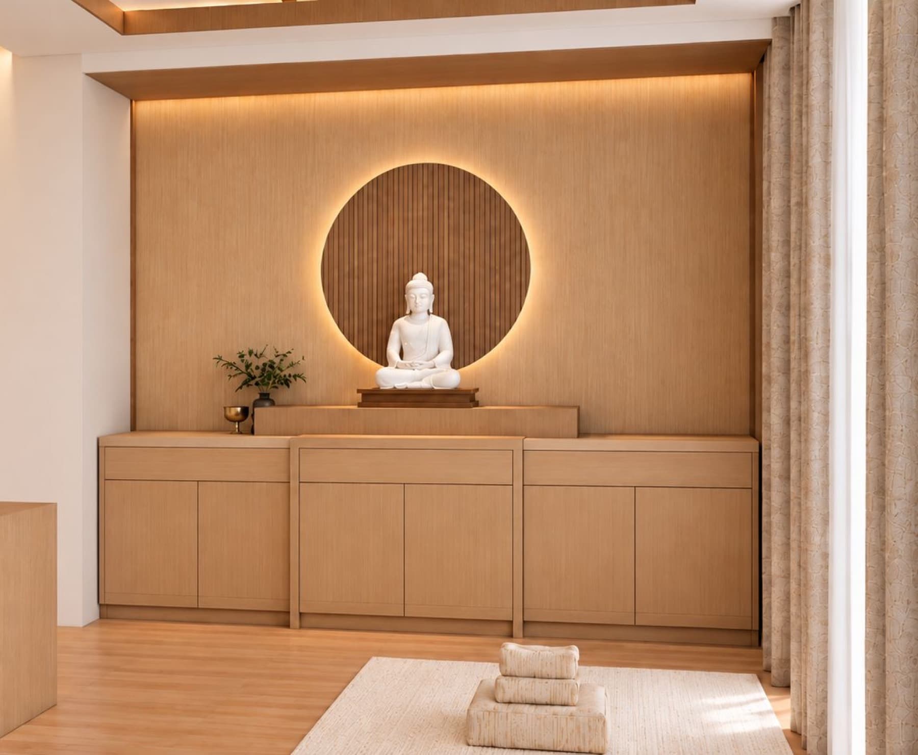MKZ Residence, Shrine & reading area
