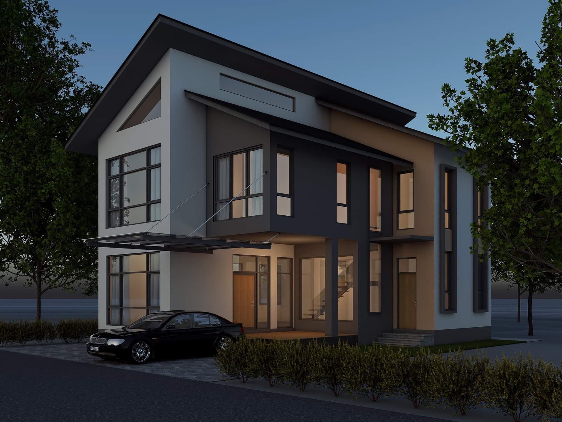 MMW Residence, Design view