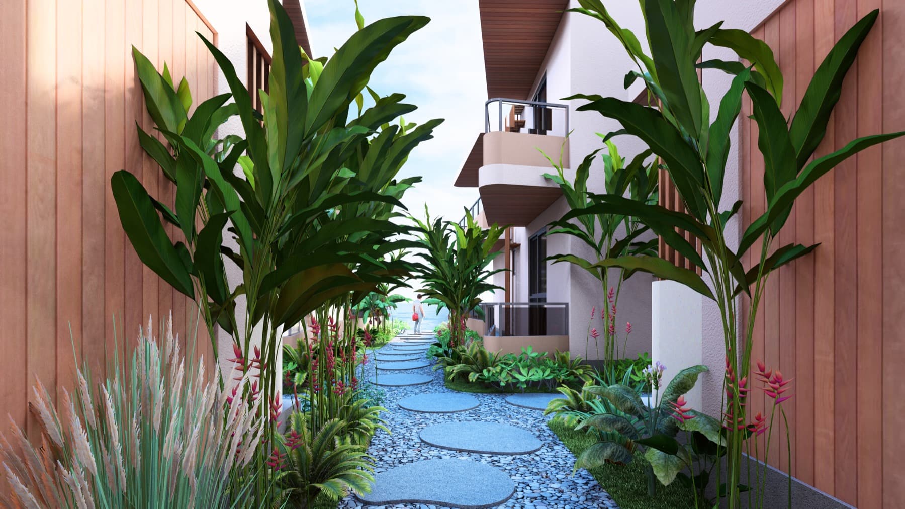 NN Service Apartment, Walkway