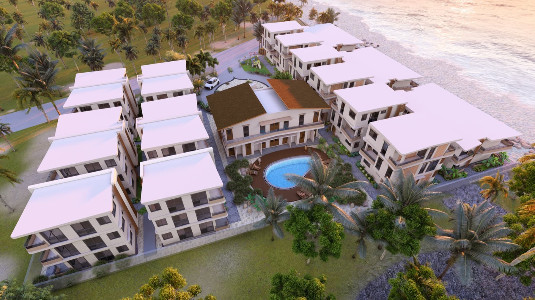 NN Service Apartment, Aerial view