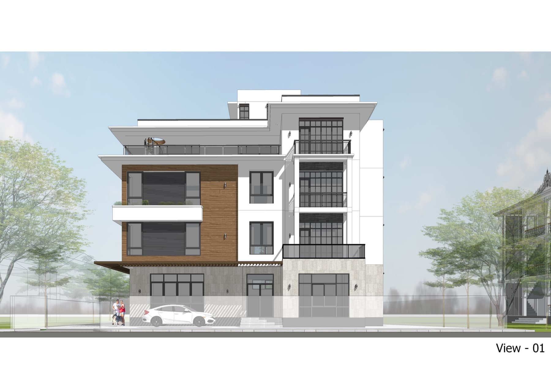 3D model view of SMT Residence