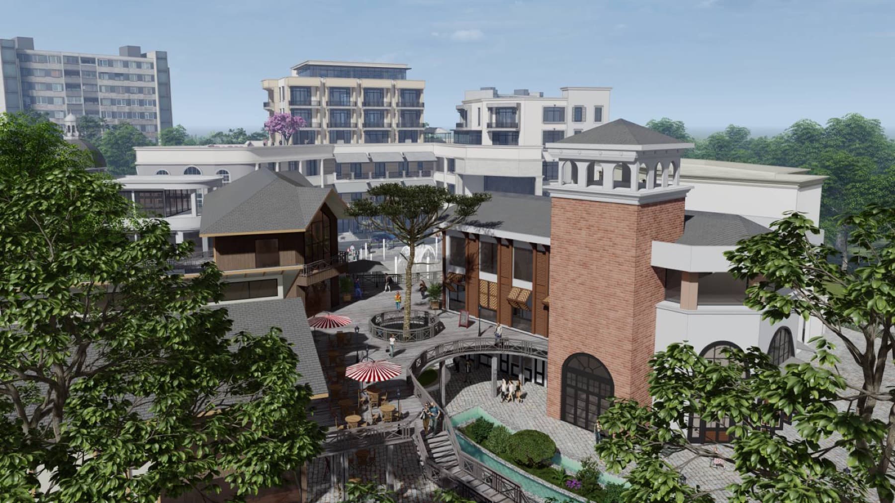 Tropicana Restaurants & Entertainment Complex, Overall 3D view