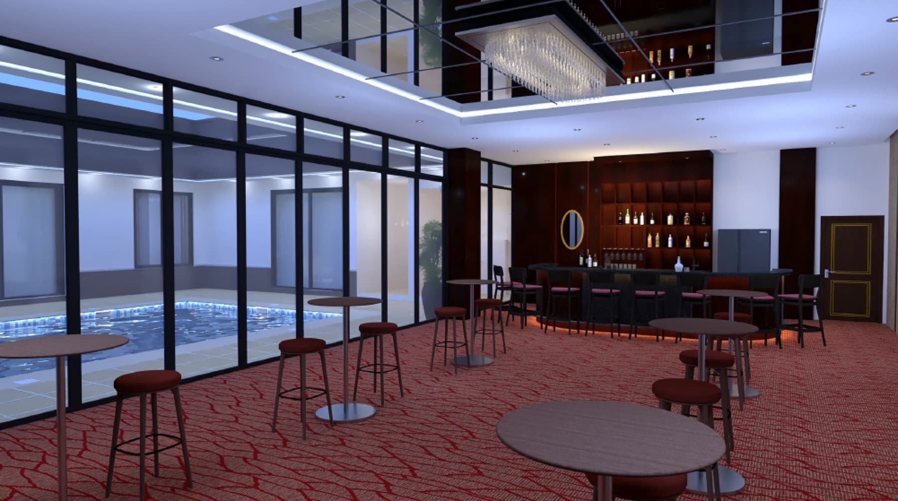 Yoma Residence, Bar area